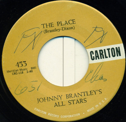 Johnny Brantley's All Stars : The Place (7", Single)