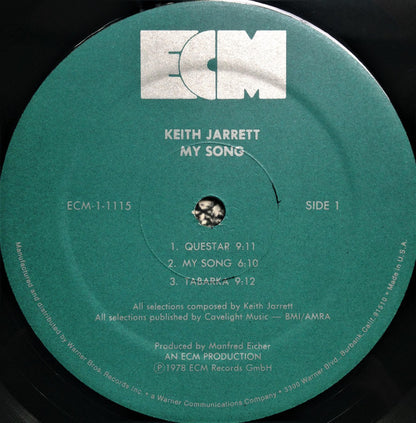 Keith Jarrett / Jan Garbarek / Palle Danielsson / Jon Christensen : My Song (LP, Album)