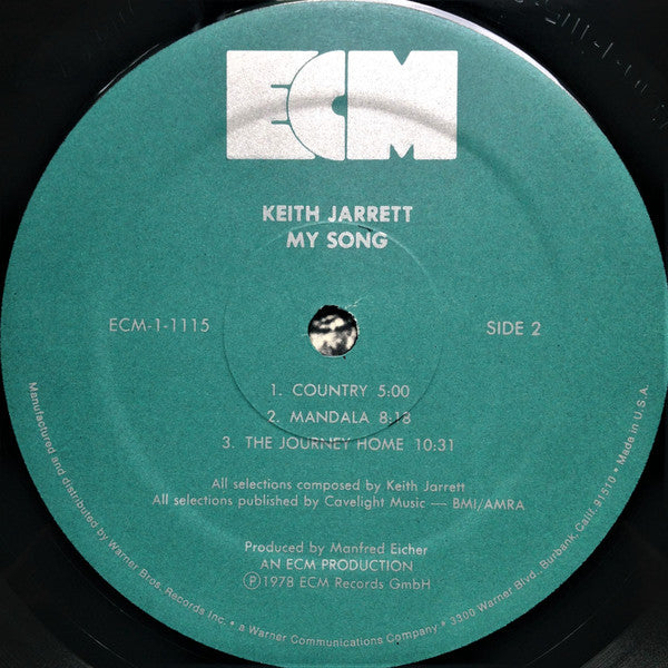 Keith Jarrett / Jan Garbarek / Palle Danielsson / Jon Christensen : My Song (LP, Album)
