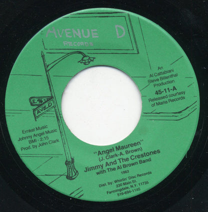 Jimmy & The Crestones : Angel Maureen / New Girl On My Block (7", RE)