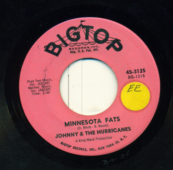 Johnny And The Hurricanes : Minnesota Fats (7", Single)