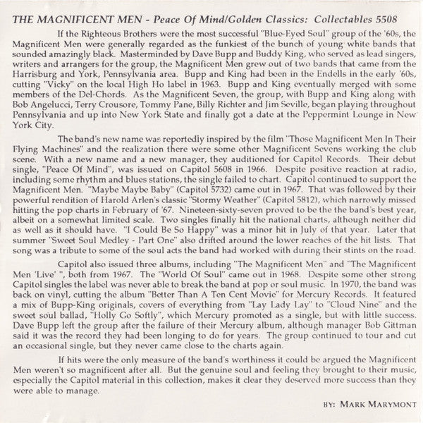 The Magnificent Men : Golden Classics (CD, Comp)