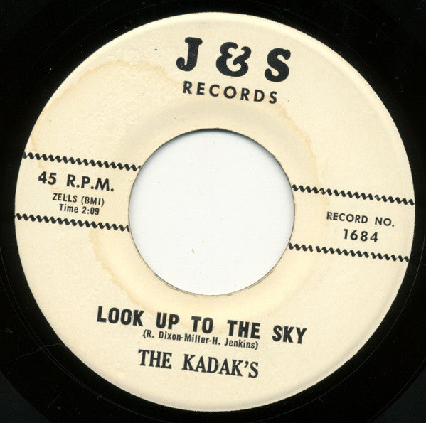 The Kodaks : Don't Want No Teasing / Look Up To The Sky (7", Single, RP)