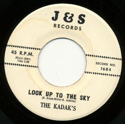 The Kodaks : Don't Want No Teasing / Look Up To The Sky (7", Single, RP)