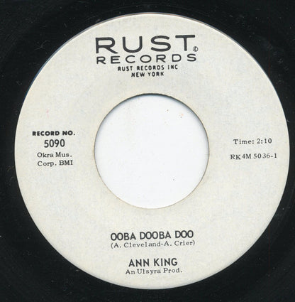 Annette King : Ooba Dooba Doo / Tears On My Pillow  (7", Single)