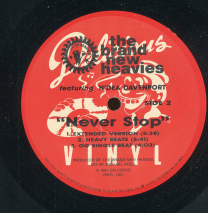 The Brand New Heavies Featuring N'Dea Davenport : Never Stop (12")