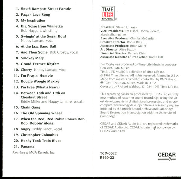 Bob Crosby : Bob Crosby (CD, Comp)
