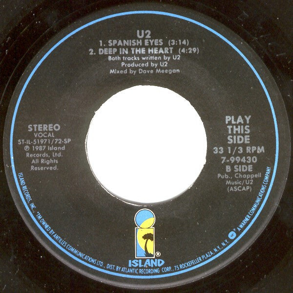 U2 : I Still Haven't Found What I'm Looking For (7", Single, Spe)