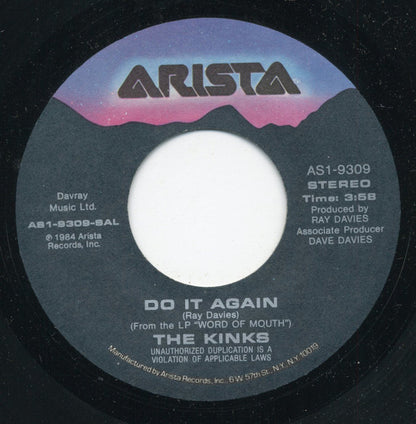 The Kinks : Do It Again (7", Single)