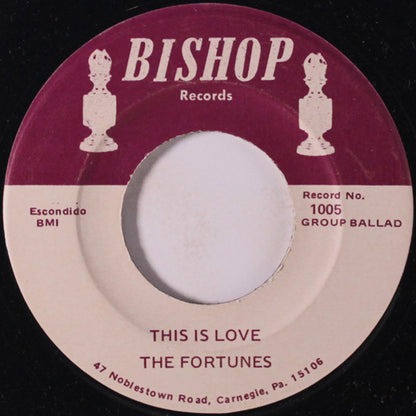 The Fortunes (4) : Lonely Teardrops / This Is Love (7", RE)