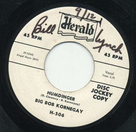 Bob Kornegay : Stay With Me Baby (7", Single, Promo)