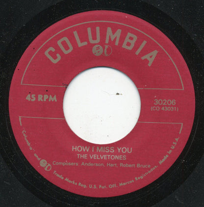 The Velvetones (13) : Hole In My Pocket (7", RE)