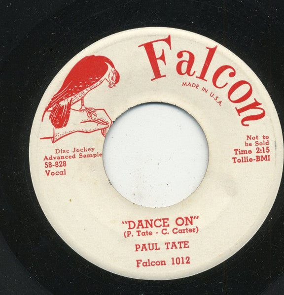 Paul Tate (4) : Dance On / Everybody But Me  (7", Single, Promo)