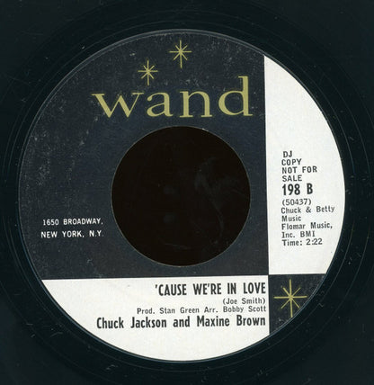 Chuck Jackson and Maxine Brown : I Need You So (7", Promo, Styrene)