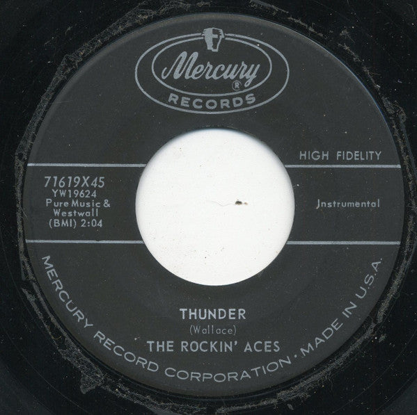 The Rockin' Aces : Thunder / Evil (7")