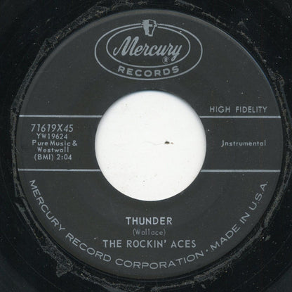 The Rockin' Aces : Thunder / Evil (7")