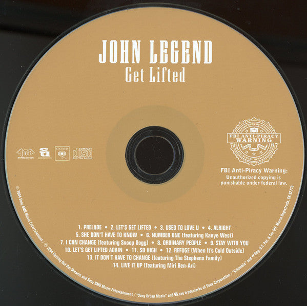 John Legend : Get Lifted (CD, Album, Club)