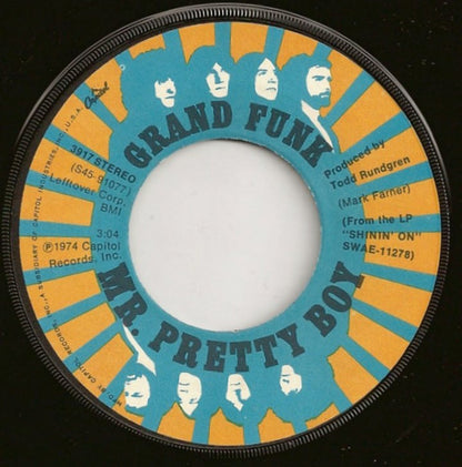 Grand Funk Railroad : Shinin' On (7", Single, Win)