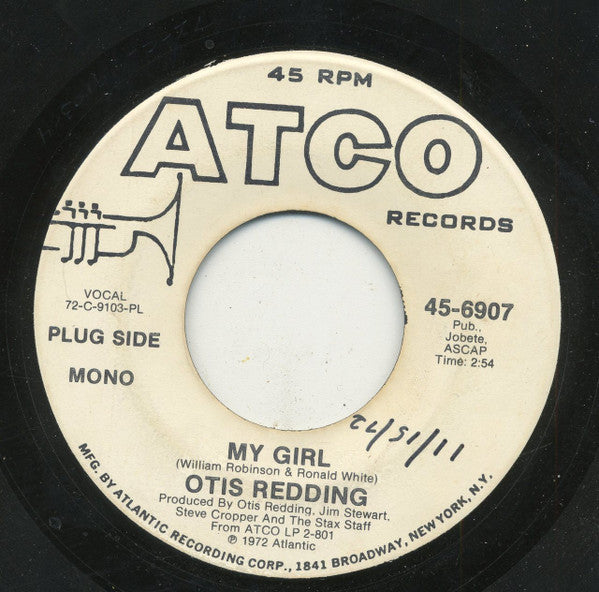 Otis Redding : My Girl (7", Mono, Promo, PL )