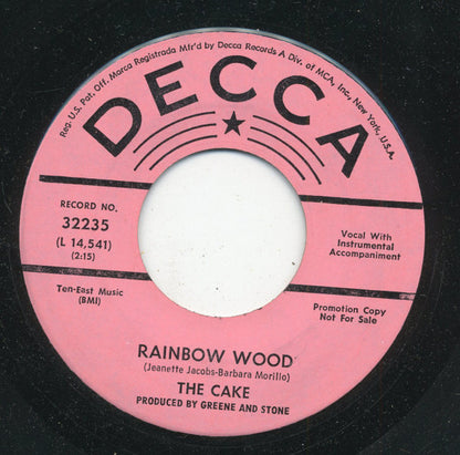The Cake (2) : Rainbow Wood (7", Single, Promo)