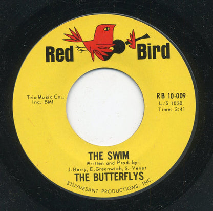 The Butterflys : Good Night Baby / The Swim (7", Single, Styrene)