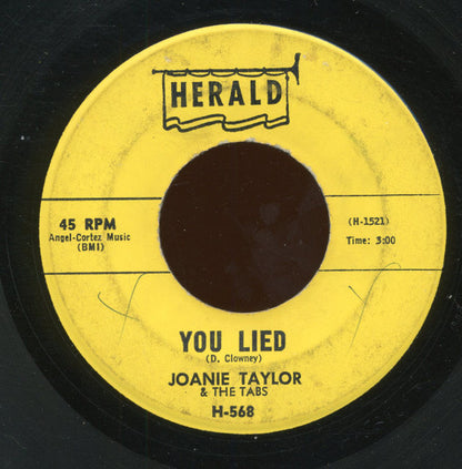 Joanie Taylor & The Tabs (5) : Dapper Dan / You Lied (7", Single)