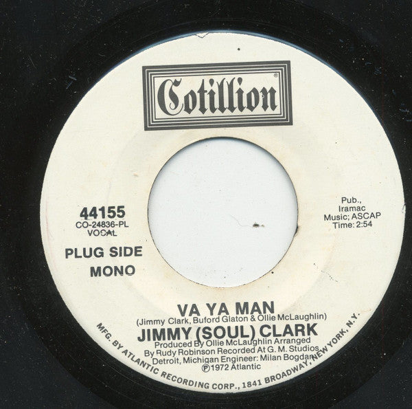 Jimmy Clark : Va Ya Man  (7", Single, Promo, PL)