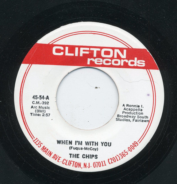 The Chips : When I'm With You / Everyone's Laughing (7")
