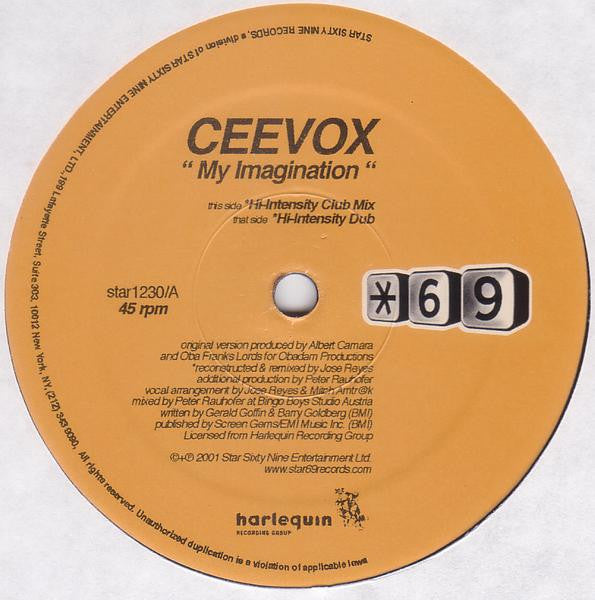 Ceevox : My Imagination (12")