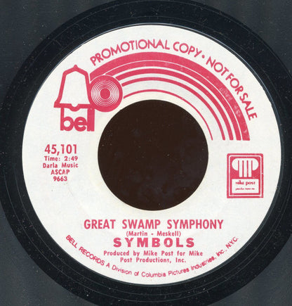 The Symbols : Blackbird (7", Promo, Styrene)