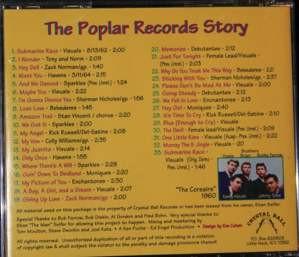 Various : The Poplar Records Story (CD, Comp, Mono)