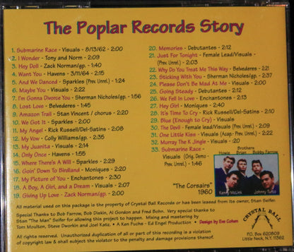 Various : The Poplar Records Story (CD, Comp, Mono)