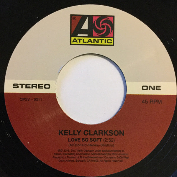 Kelly Clarkson : Love So Soft (7", Single)