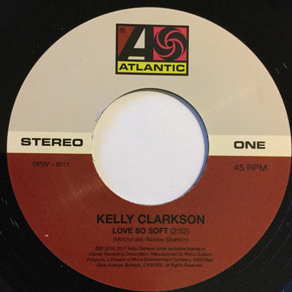 Kelly Clarkson : Love So Soft (7", Single)