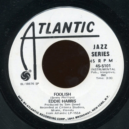 Eddie Harris : Why Don't You Quit / Foolish (7", Promo)