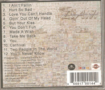 Little Anthony & The Imperials : You'll Never Know (CD, Comp)