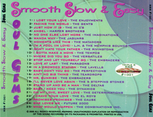 Various : Smooth Slow & Easy.....Soul Gems (CD, Comp)