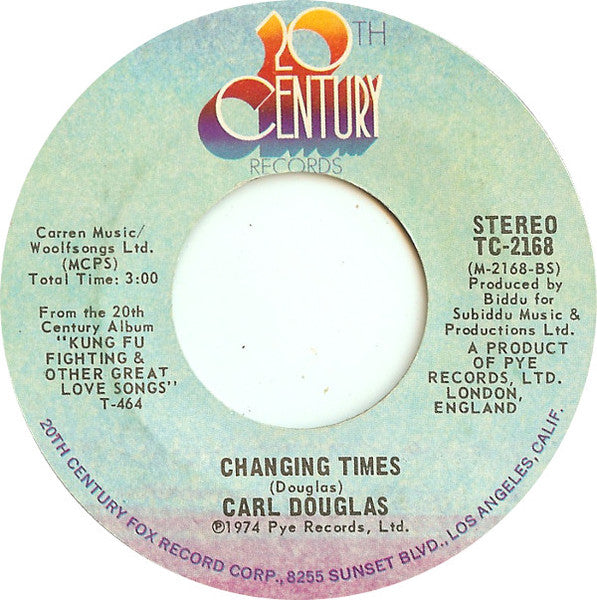 Carl Douglas : Dance The Kung Fu (7", Single, Styrene, San)