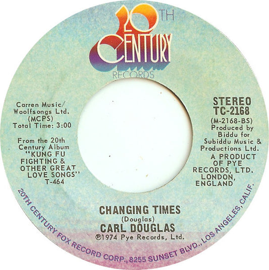 Carl Douglas : Dance The Kung Fu (7", Single, Styrene, San)