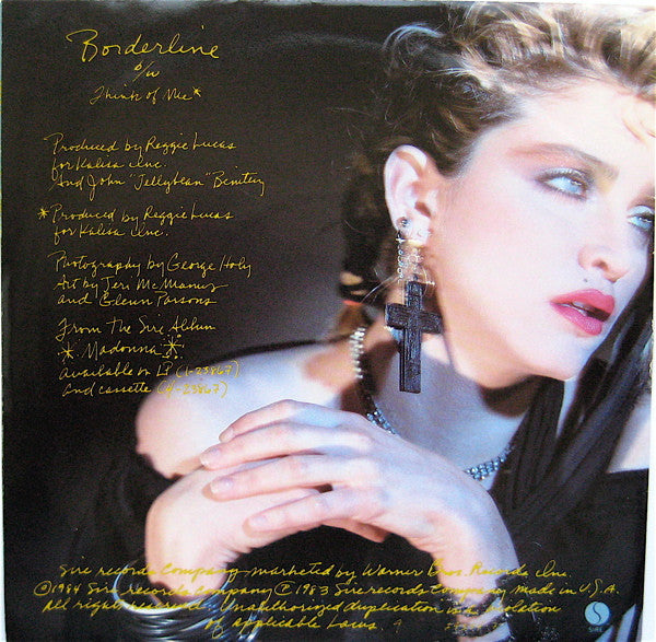 Madonna : Borderline (7", Single, Spe)