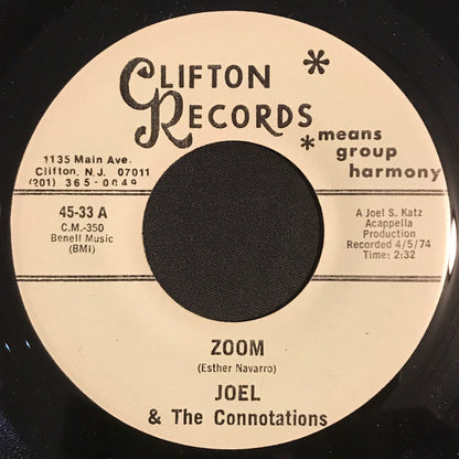 Joel Katz & Connotations (2) : Zoom / Stormy Weather (7")