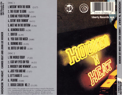 Canned Heat And John Lee Hooker : Hooker 'N Heat (2xCD, Album, RE)