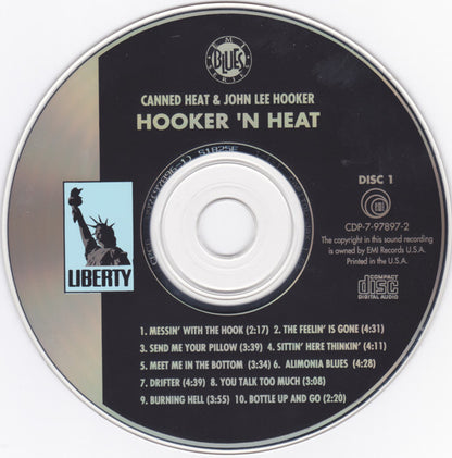 Canned Heat And John Lee Hooker : Hooker 'N Heat (2xCD, Album, RE)