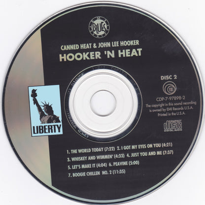 Canned Heat And John Lee Hooker : Hooker 'N Heat (2xCD, Album, RE)