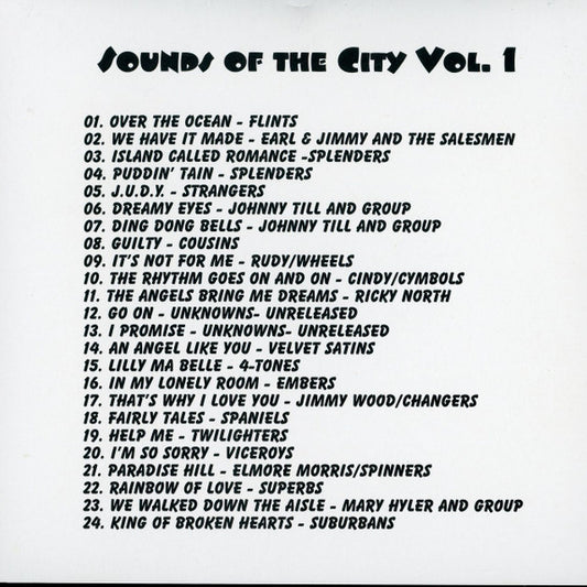 Various : Sounds Of The City Vol. 1 (CD, Comp)