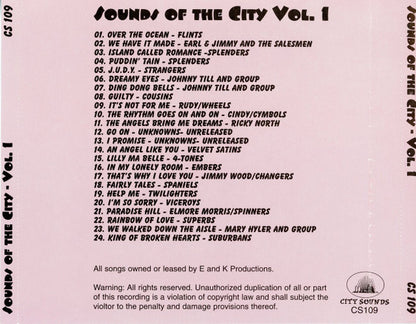 Various : Sounds Of The City Vol. 1 (CD, Comp)