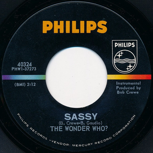 The Wonder Who? : Don't Think Twice (7", Single, Styrene, Pit)