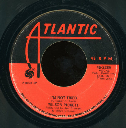 Wilson Pickett : In The Midnight Hour / I'm Not Tired (7", Single, RE, SP)