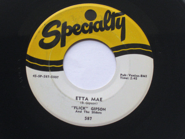 Byron Gipson (2) And The Sliders (7) : Footloose And Fancy-Free (7", RE)