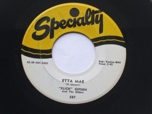 Byron Gipson (2) And The Sliders (7) : Footloose And Fancy-Free (7", RE)